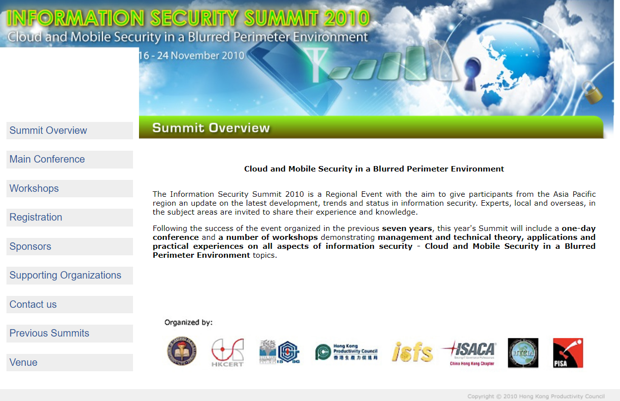 2010 ISSummit