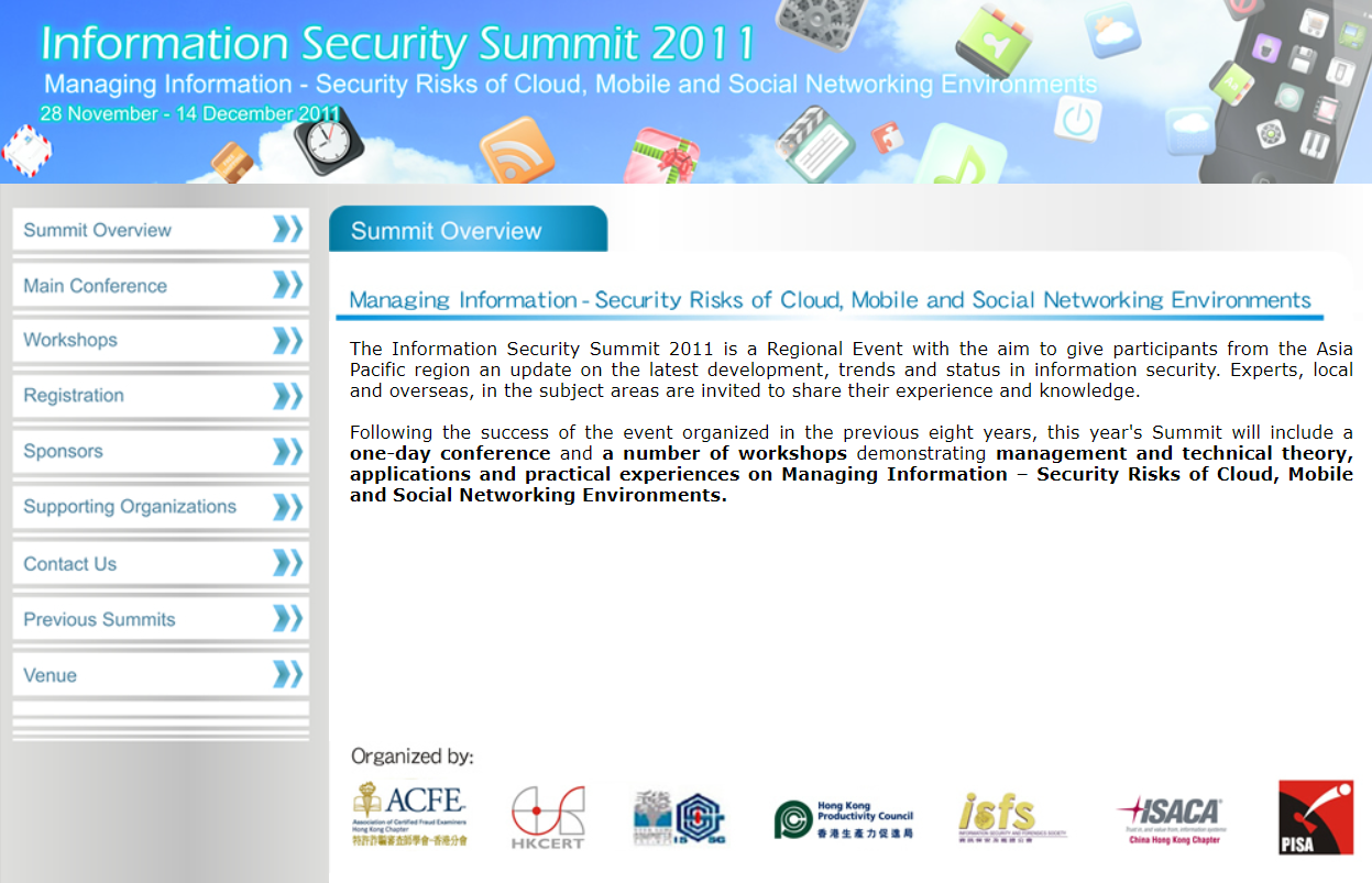 2011 ISSummit