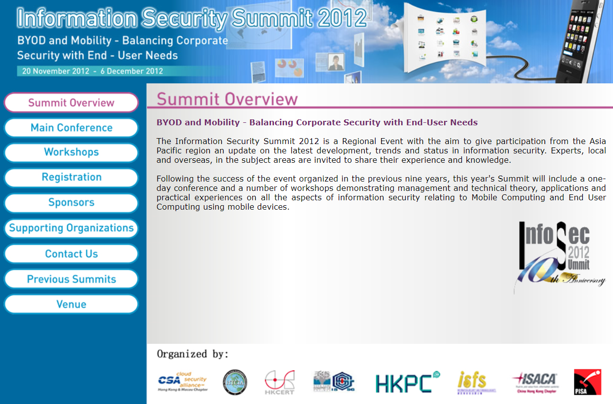 2012 ISSummit