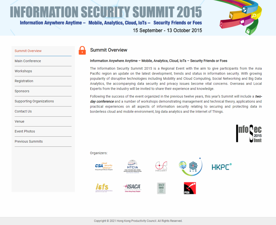 2015 ISSummit